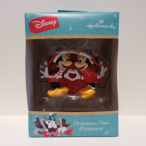 New in Box 2022 Hallmark Disney Mickey & Minnie Love Ornament - Picture 4 of 5